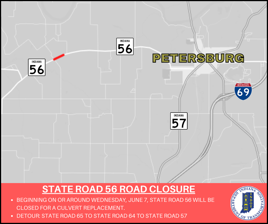 State Road 56 Scheduled for Closure June 7th, 2023 18 WJTS