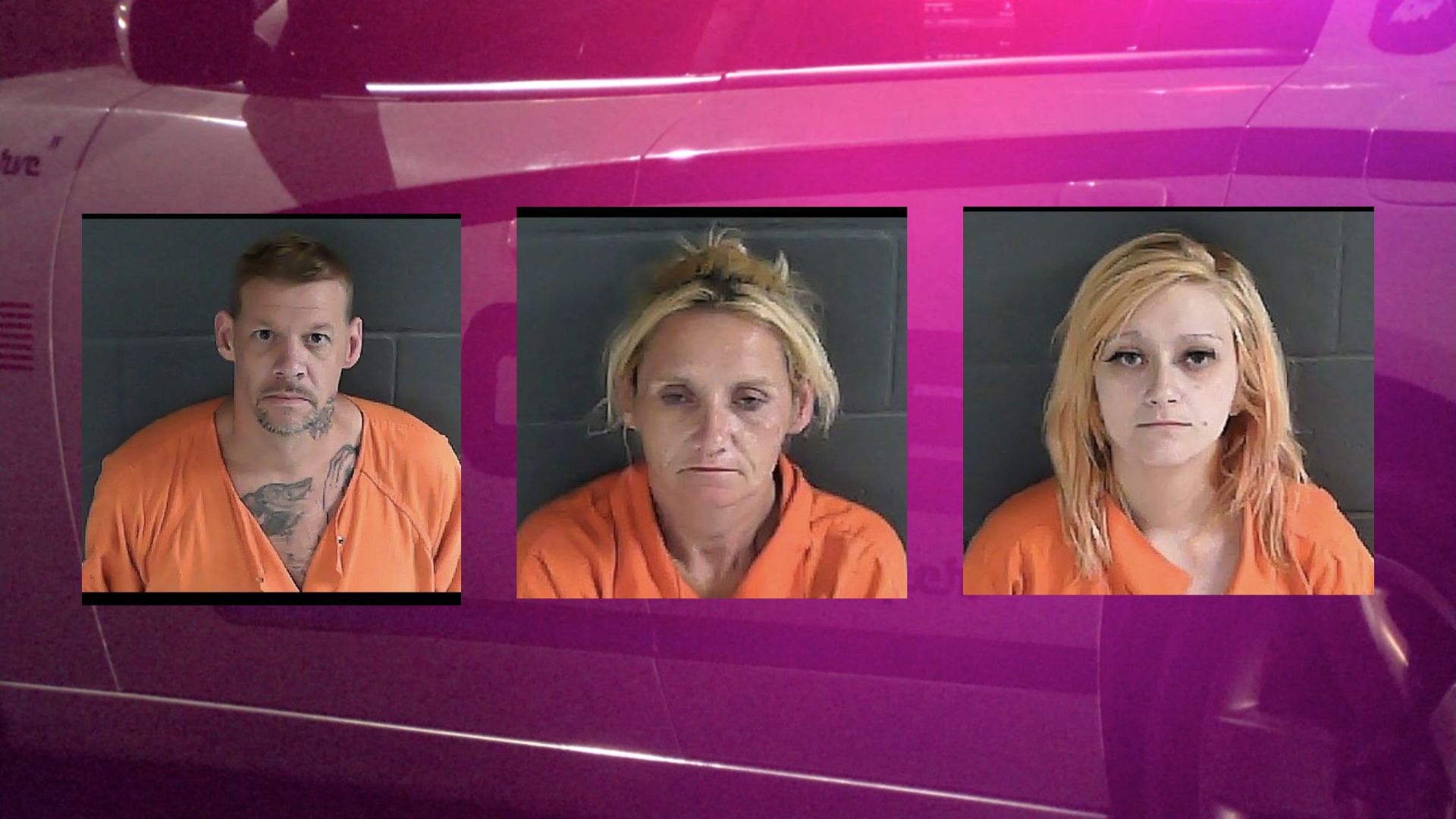 Search for Spencer Co. Parolee Ends with 3 Arrested on Drug Charges